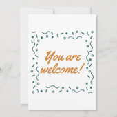 40thサプライズ誕生日パーティーモダンヴィンテージ黄 招待状 (裏面)