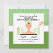 40thバースデースパウィークエンドゲートウェイ招待状 招待状 (正面)