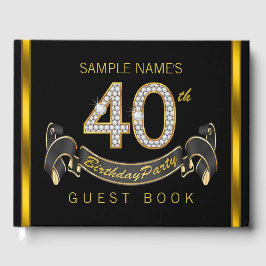 40thバースデーパーティーゲストブック ゲストブック