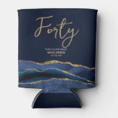 40thバースデービールクーラーボックススリーブ 缶クーラー (正面)