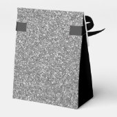 40thバースデーブラックシルバーグリッターありがとう フェイバーボックス (裏面サイド)