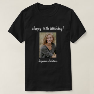 40thパーソナライズされたマイルストン誕生日Tシャツ Tシャツ