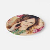 40th誕生日の写真 ペーパープレート (アングル)