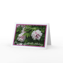 40th誕生日アマンダペオニー春の花 モダン