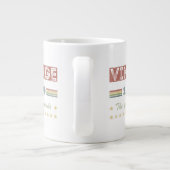 40th誕生日ギフトアイディアヴィンテージ1980 ジャンボコーヒーマグカップ (裏面)