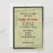 40th誕生日グランギーカウントダウンパーティの招待状 招待状 (裏面)