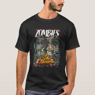40th誕生日ハワイアンゾンビパーティーゾンビアロハG Tシャツ