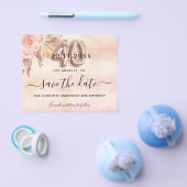 40th誕生日パンパバラ予算の日付を保存 チラシ (シングル)