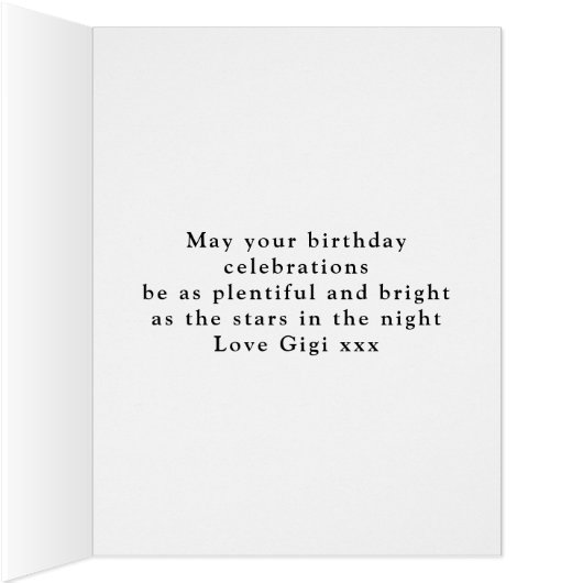 40th誕生日ヴィンテージ緑の金ゴールド追加の名前の年 (内側(右))