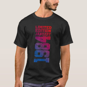 40th誕生日ヴィンテージ1984年1月40年メンズウォム tシャツ