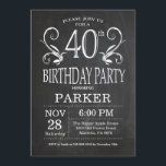 40th誕生日招待状シャルボードフローラ 招待状<br><div class="desc">40歳の誕生日招待状シャルボードフローラ背景。第15回16回18回20回21回30回50回70回80回90回100回、年齢は問わない。大人誕生日。女性または男性の誕生日パーティー。さらにカスタマイクリックズを行う場合はカスタマイズ、「IT」ボタンをクリックし、このテンプレートを変更するために当社のデザインツールを使用する。</div>