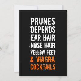 40th誕生日招待状- Geezer 招待状