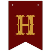 40th誕生日1982赤い金ゴールド名シック バンティングフラッグ (第2の旗)