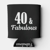 40th誕生日40と素晴らしい 缶クーラー (裏面)