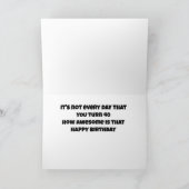 **40th**と非常に特別な誕生日が願う カード (内部)