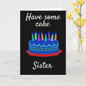 **40th**は**KAKE**シスターの食べ誕生日を意味します カード (黄色い花)