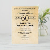 40th 50th 60th 70ANY AGE BIRTHDAY PARTY招待状 招待状 (スタンド正面)