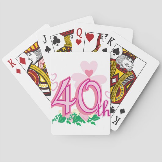 40th anniversary トランプ (裏面)