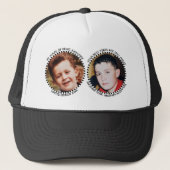 40th 'any age' milestone 2 photo black white キャップ (正面)