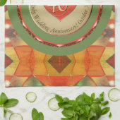 40th/Any Anniversary Kitchen Towels キッチンタオル (折り畳み)