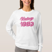 40th Birthdayヴィンテージ1983ギフトSweatshirt Tシャツ (正面)