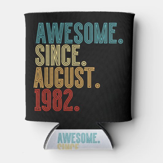 40th Birthday 缶クーラー (正面)