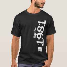 40th Birthday 1981 Name Legendsヴィンテージ Tシャツ