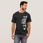 40th Birthday 1981 Name Legendsヴィンテージ Tシャツ<br><div class="desc">"伝説"ヴィンテージの誕生は、任意の年の名前、フロントとリアプリントを追加する。</div>