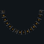 40th Birthday 1982ブラック金ゴールド追加ネームレトロ バンティングフラッグ<br><div class="desc">パーソナライズされたクラシック紙の誕生祝いデザイン。さらに多くのギフトやパーティー用品は、店の"伝説"のデザインで利用可能。</div>