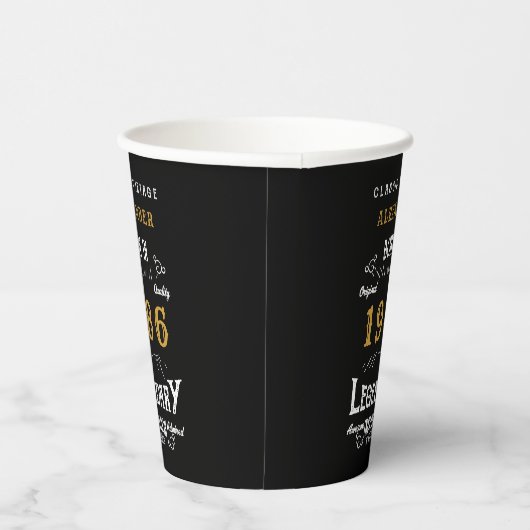 40th Birthday 1986 Legendary Retro 紙コップ (右)