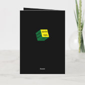 40th Birthday 2イメージ写真テンプレートカード カード (裏面)