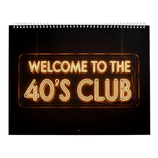 40th Birthday Calendar カレンダー (カバー)