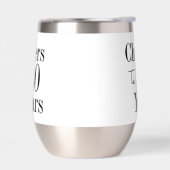 40th Birthday Cheers Black and White Party Favor (左面)