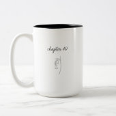 40th Birthday Coffee Mug Gift for Her Women 40th ツートーンマグカップ (左)