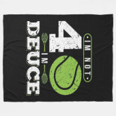 40th Birthday Gift Tennis Blanket フリースブランケット (正面(横))