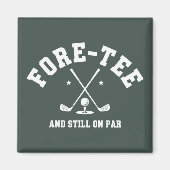 40th Birthday Golf 40th Birthday Gift Golfing  マグネット (正面)