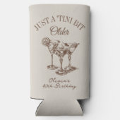 40th Birthday “Just a Tini Bit Older” Martini スリム缶クーラー (裏面)