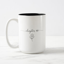 40th Birthday Mug for Her Unique Gift Idea 40th ツートーンマグカップ