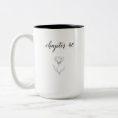 40th Birthday Mug Gift for Her Funny Elegant 40 ツートーンマグカップ (左)