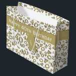 40th Birthday Number Pattern金ゴールド/白40 ラージペーパーバッグ<br><div class="desc">提供されたテンプレートでラベルとバナー文字を簡単にパーソナライズ。このデザインは、金ゴールドとホワイトランダム番号パターンであり、オールオーバープリントで様々なサイズと角度でマイルストーン番号40を繰り返す。「Happy 40th Birthday」のバナーと、名前とテンプレートの付いたデジタルラベルが用意されており、簡単に自分の単語、名前、イニシャル、モノグラムに変更できる。このデザインは誕生日だけでなく、このパーティーテーマは40の数のすべての行事祝に使用する。</div>
