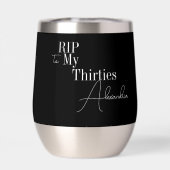 40th Birthday Party RIP 30s Black and White (背面)