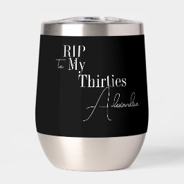 40th Birthday Party RIP 30s Black and White