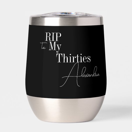 40th Birthday Party RIP 30s Black and White (正面)