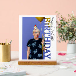 40th Birthday Photo college Party  アクリルサイン