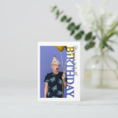 40th Birthday Photo college Party  エンクロージャーカード (スタンド正面)