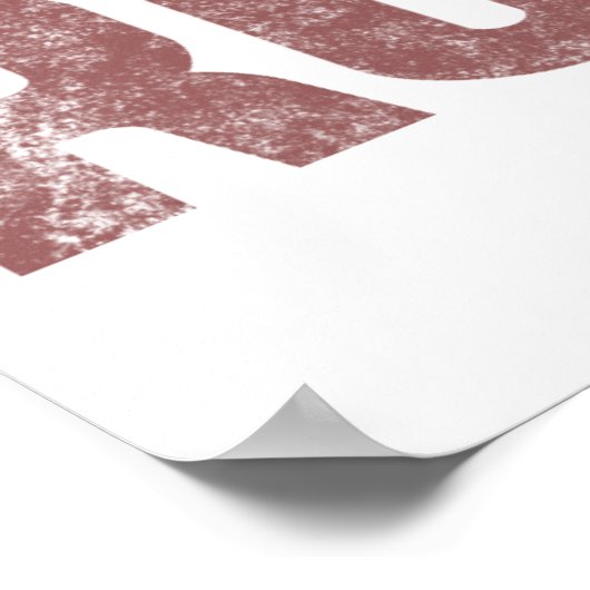 40th Birthday Rocks ポスター (角)