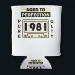 40th Birthday Shirt - 1981カセット 缶クーラー<br><div class="desc">1981年のヴィンテージカセット祝テー生まれプデザイン。今年は40年の祝流浪を意味する。このデザインは、あなたの年齢が完璧に思い出すが、まだ80のスタイルを返す。自分や他の人への贈り物としてそれを手に入れなさい。</div>