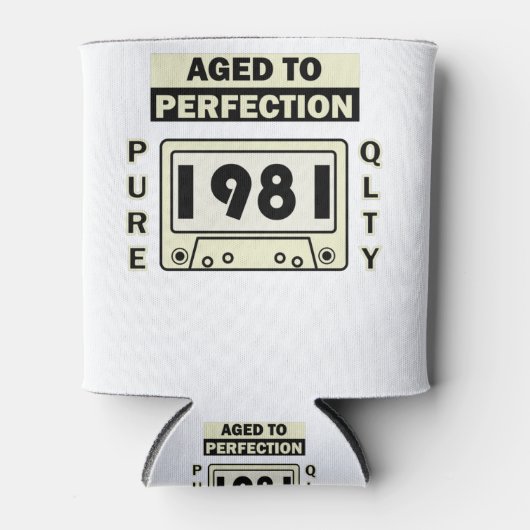 40th Birthday Shirt - 1981カセット 缶クーラー (正面)