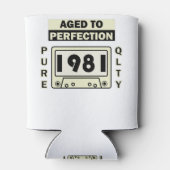 40th Birthday Shirt - 1981カセット 缶クーラー (裏面)