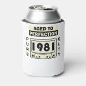 40th Birthday Shirt - 1981カセット 缶クーラー (缶裏面)